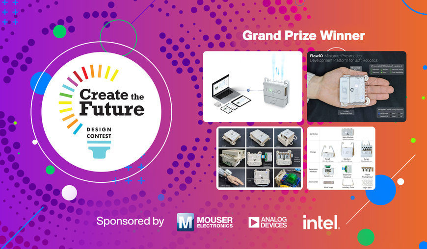 Mouser félicite les gagnants du concours Create the Future Design 2022